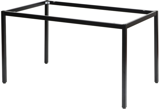 도리퍼니처 30각 철제 식탁 프레임 120 x 75 cm, 블랙, 1개