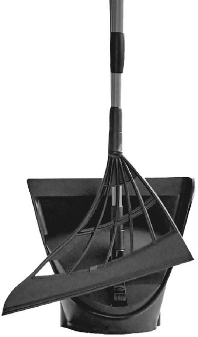 쓰리잘비 길이조절형 쓰리잘비 + 받기 세트, 1세트, 블랙