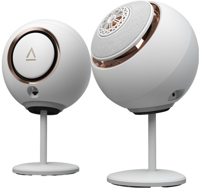 크리에이티브 PEBBLE NOVA 코엑셜 드라이버 RGB 2채널 프리미엄 스피커, MF1720, 화이트