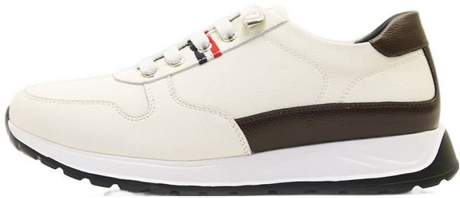 남성용 타미나 가죽 밴딩끈 로퍼 스니커즈 TMA0717