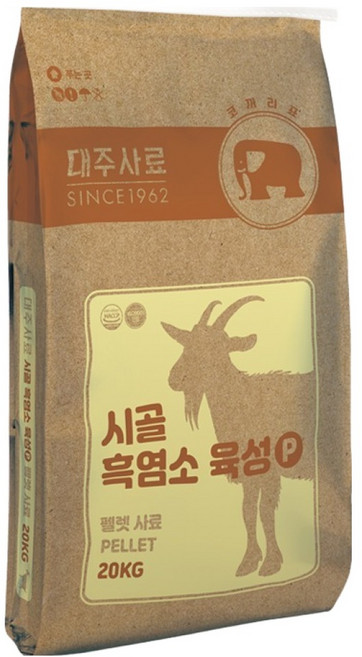 대주 시골 흑염소 육성P 펠렛 사료, 20kg, 1개