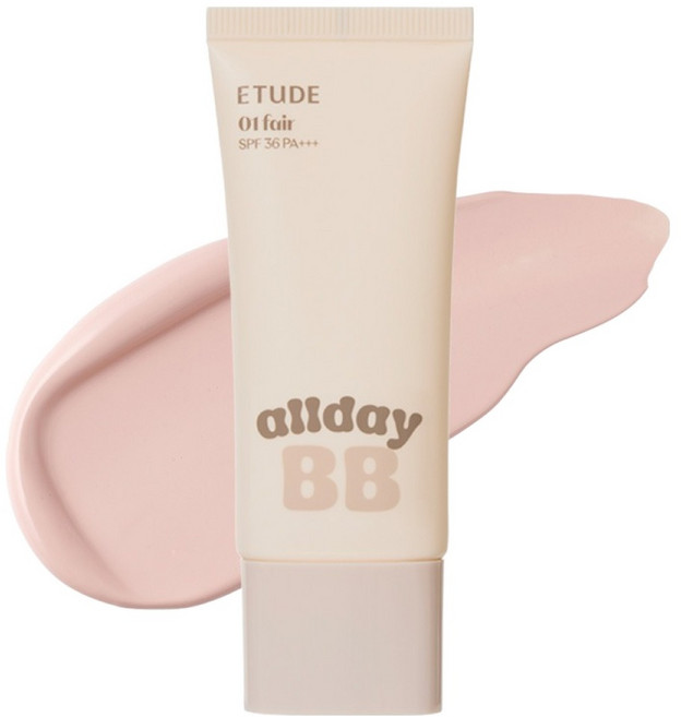 ETUDE 全天候清透BB霜 SPF36 PA+++, 01 亮膚色, 1個, 35ml