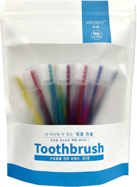 위덴 먼슬리팩 사각헤드 칫솔 임산부용 7p + 산모용 5p 세트, 1세트