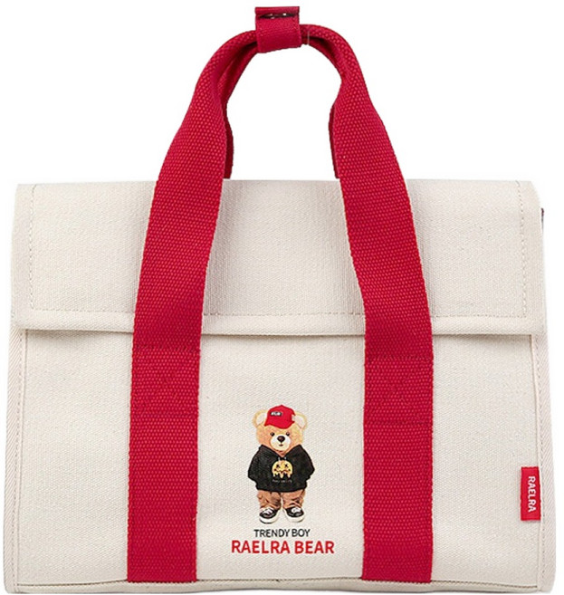 라엘라베어 여성용 마론디 데일리 피크닉 캔버스 에코 천 토트 크로스백