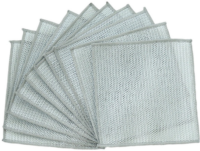 하우스클래스 2겹 노스크레치 은사 철 수세미, 1개, 10개입