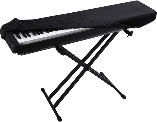 모더너리 88건반 키보드 커버 디지털 피아노 덮개, 블랙, 1개