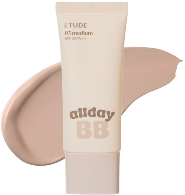 에뛰드 올 데이 맑은 비비크림 SPF36 PA+++, 03 미디엄, 35ml, 1개
