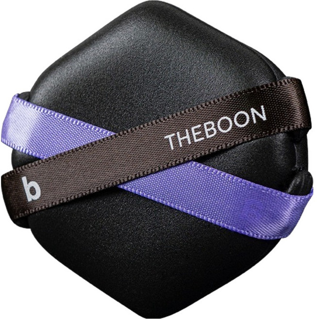 더분 반반 하이드로 글로셀 듀얼 퍼프, 블랙, 1개