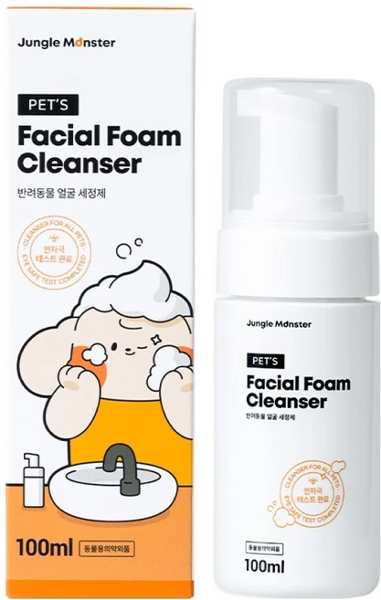 정글몬스터 반려동물 얼굴 세안제, 1개, 100ml - 쿠팡