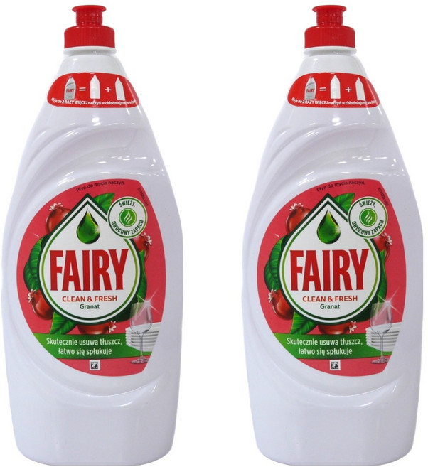 Fairy 濃縮洗碗精 石榴, 2個, 900ml
