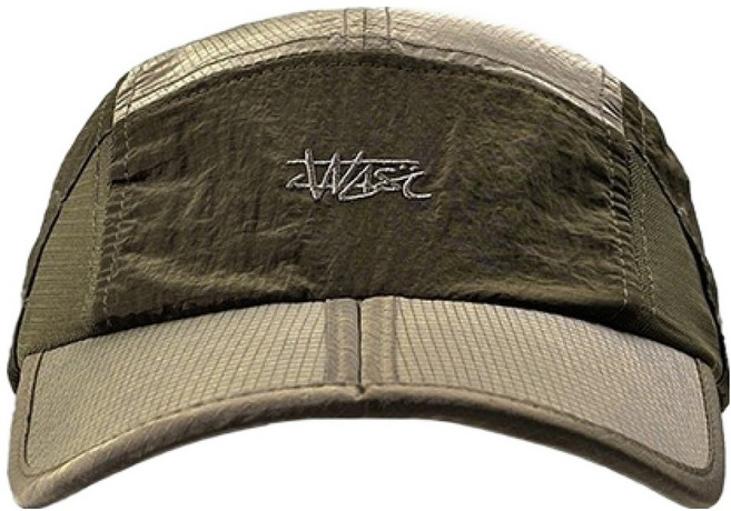 빈트라 접이식 런닝 등산 메쉬 캡 모자, 카키, 1개