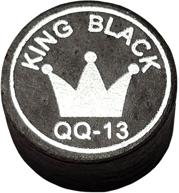 다이아몬드 킹블랙 당구팁 13겹 QQ, 혼합색상, 1개