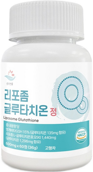 SunSuHanJum 脂質體穀胱甘肽錠 36g, 1個, 60錠