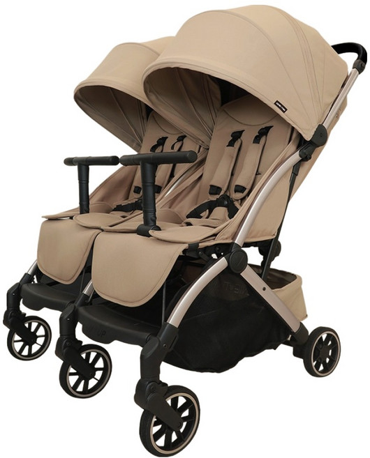 와이업 쌍둥이 지니트윈2 유모차, 베이지