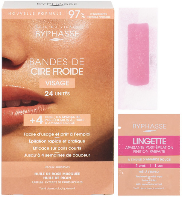 바이빠세 콜드 왁스스트립 페이스용, 30g, 1개