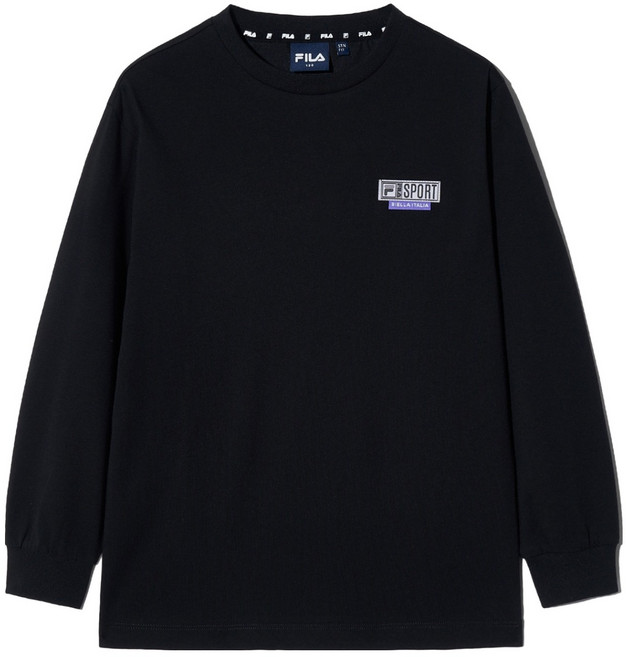 휠라키즈 베이직 라벨 티셔츠 FK2RLH1101X