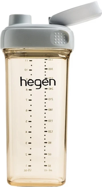 헤겐 아동용 V2 PPSU 드링킹보틀 물병, 그레이, 1개, 330ml - 쿠팡