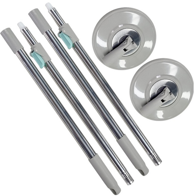 스핀겸용 페달 봉 밀대 세트, 2세트