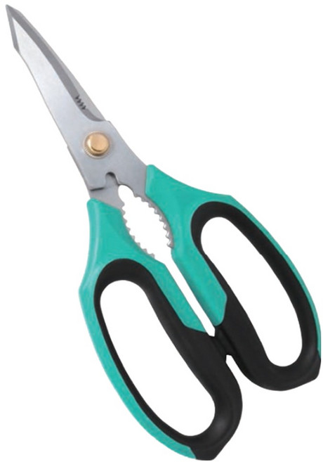 제스트 케이블압착 다목적 스텐만능 가위 Z-JS206, 1개