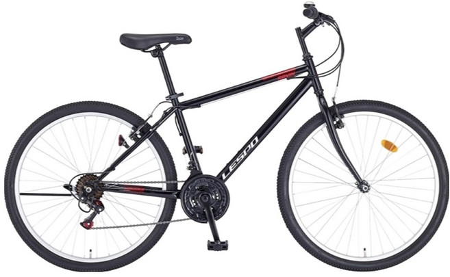 4위 - 삼천리자전거 라빈 MTB 스틸 림 브레이크 14.5kg 신장 150~180cm 방문설치, 블랙, 66cm(2