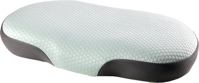 JINDACHI 金大器 涼感3D曲線冰絲護頸減壓枕, 1個, 白色