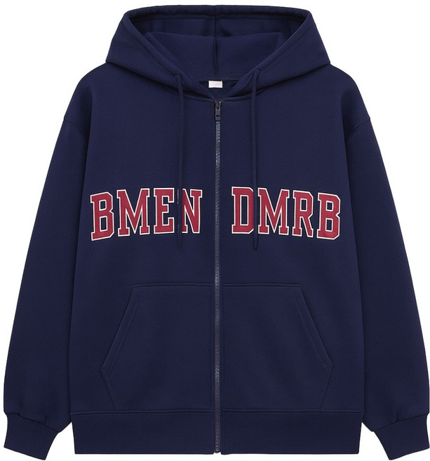 알로데 프린팅 레터링 후드집업