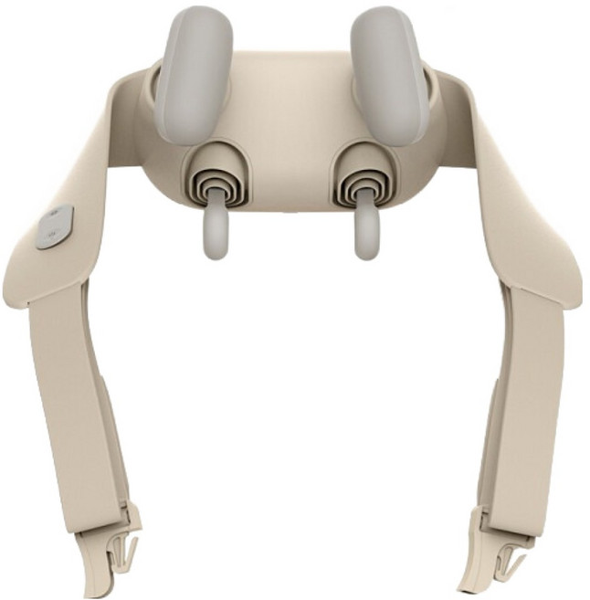 필립스 넥커버 목 어깨 마사지기 승모근 종아리 안마기, PPM3322, 화이트