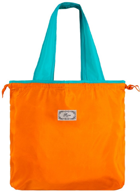 야무진 접이식 대용량 휴대용 장바구니 시장바구니, 오렌지, 1개