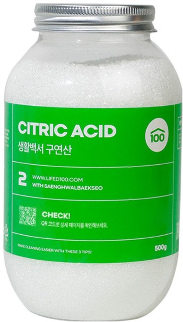 생활백서 식기 세척 구연산, 500g, 1개