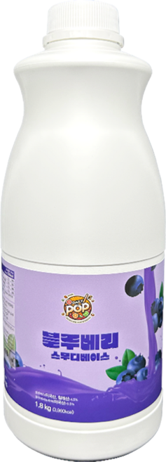 데일리팝 블루베리 스무디베이스, 1개, 1.8kg