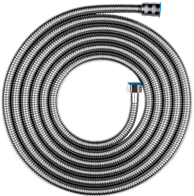깔꼼샵 고급 스테인리스 황동 샤워기호스, 4m, 은색