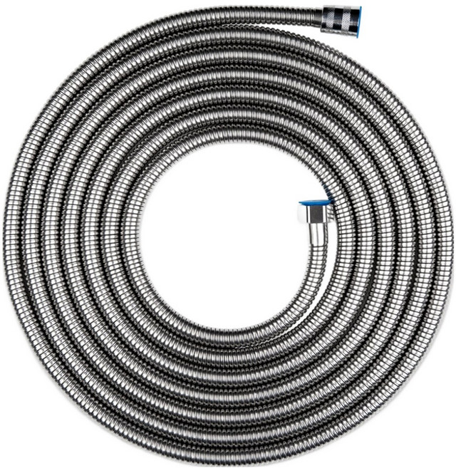 깔꼼샵 고급 스테인리스 황동 샤워기호스, 5m, 은색