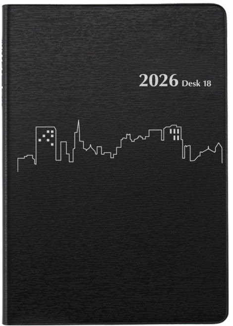 양지다이어리 2026 데스크 18 다이어리, 블랙, 1개