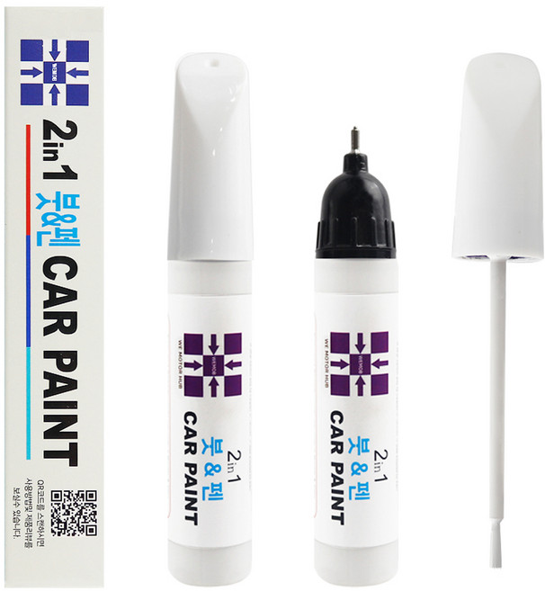 위모브 비엠더블유미니 전용 붓펜 카페인트 10ml 307, 300 알파인화이트, 1개