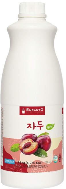 엔칸토 자두 음료베이스, 1.8kg, 1개