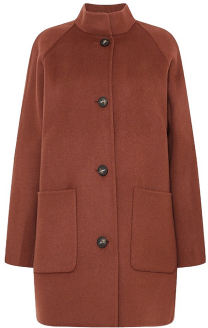 캐리스노트 핸드메이드 밴드넥 코트 CN2WHCA01