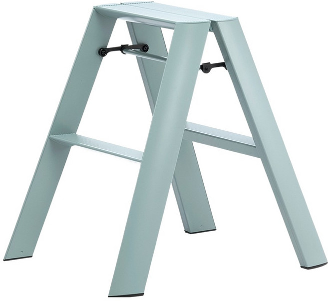 하세가와 루카노 스탠다드 스툴 접이식 발판 2단 민트, 1개