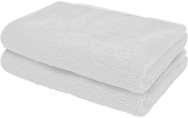 월드크린 코코 다용도 세차 타월 40 x 40 cm, 화이트, 2개