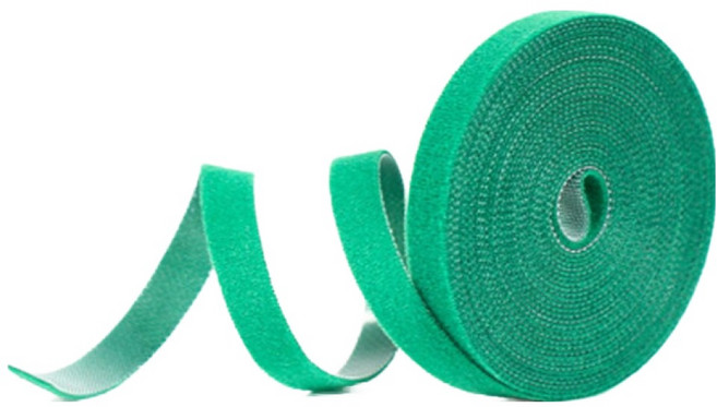 앞날창창 식물 지지대 벨크로 타이 화분 고정 테이프 1.2cm x 5m, 1개