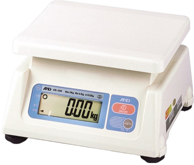 에이엔디 단순중량 전자저울, KB-30K, 1개