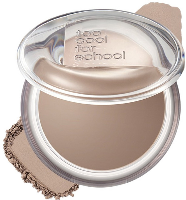 투쿨포스쿨 베일드 컨투어 팩트 7.2g, 포그애쉬, 1개