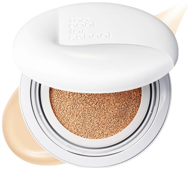 투쿨포스쿨 픽싱 커버 핏 쿠션 12g, 21호 웜아이보리, 1개