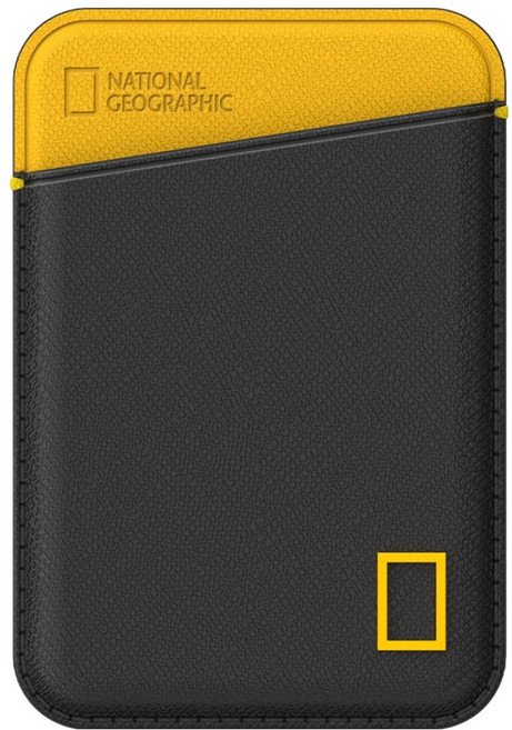 스킨플레이어 내셔널지오그래픽 맥세이프 카드 포켓, 옐로우 + 블랙, 1개