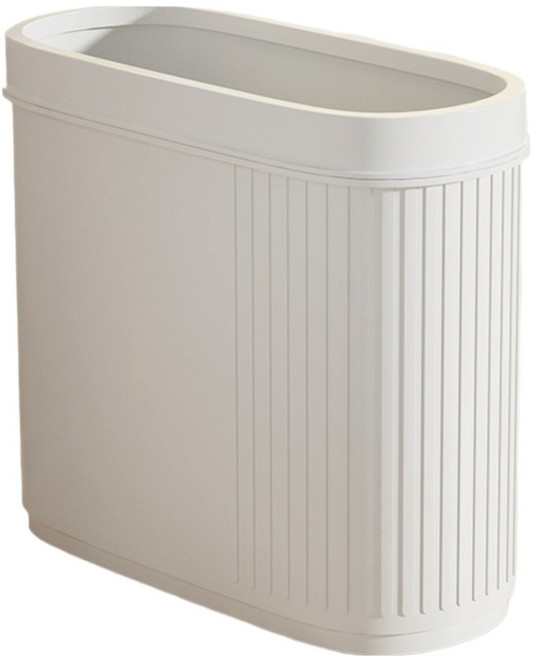 이지딜 틈새 고급형 화장실 휴지통 스텐드, 화이트