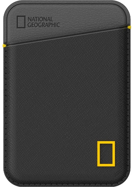 스킨플레이어 내셔널지오그래픽 맥세이프 카드 포켓, 블랙, 1개