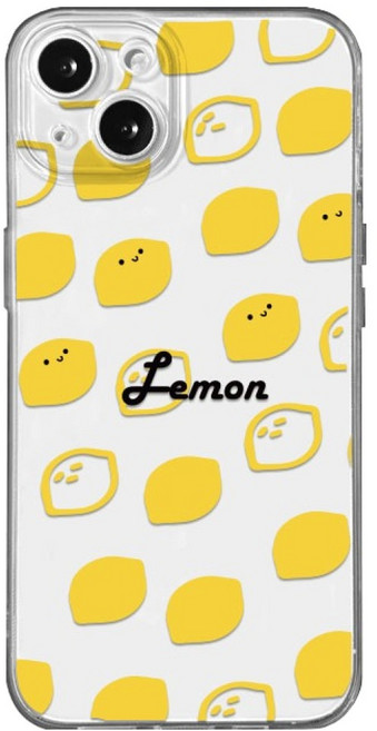 hottmall 可愛檸檬透明手機殼