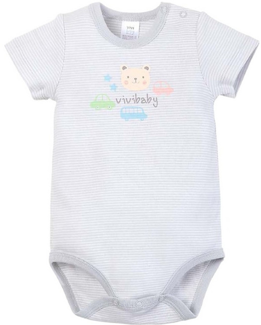 vivibaby 波波熊短袖包屁衣