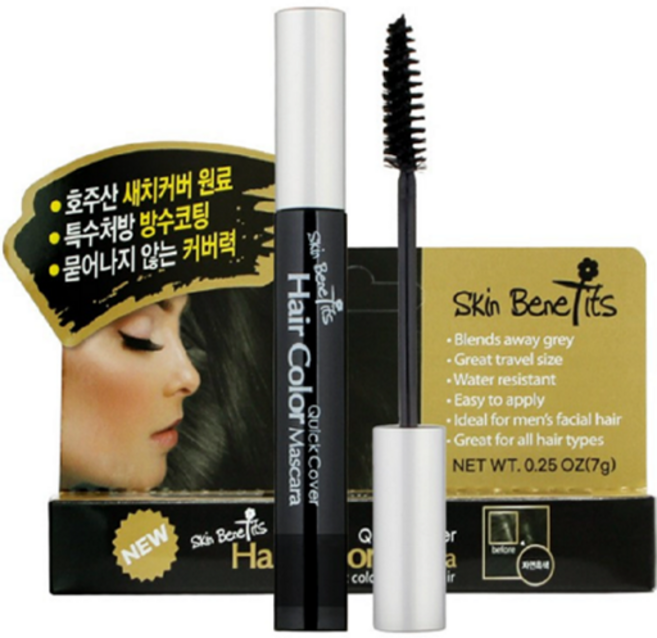 스킨베네핏 새치커버 마스카라 7g, 자연흑색, 1개