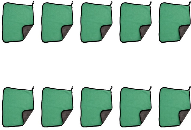 그래다다 볼링공 타올, 그린, 10개