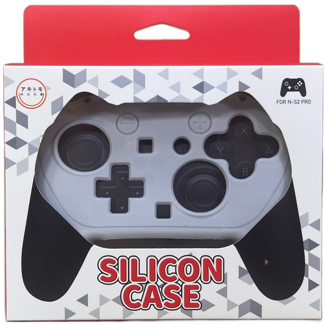 AKiTOMO 阿吉托摩 Switch2 PRO 馬卡龍貓耳手把套, 1個, AKSW-359, 灰色